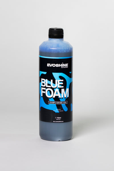 Champú para coches y motos espuma azul Evoshine