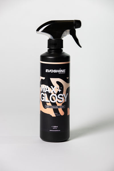 Cera carnauba liquida exterior para coche y moto alto brillo Evoshine