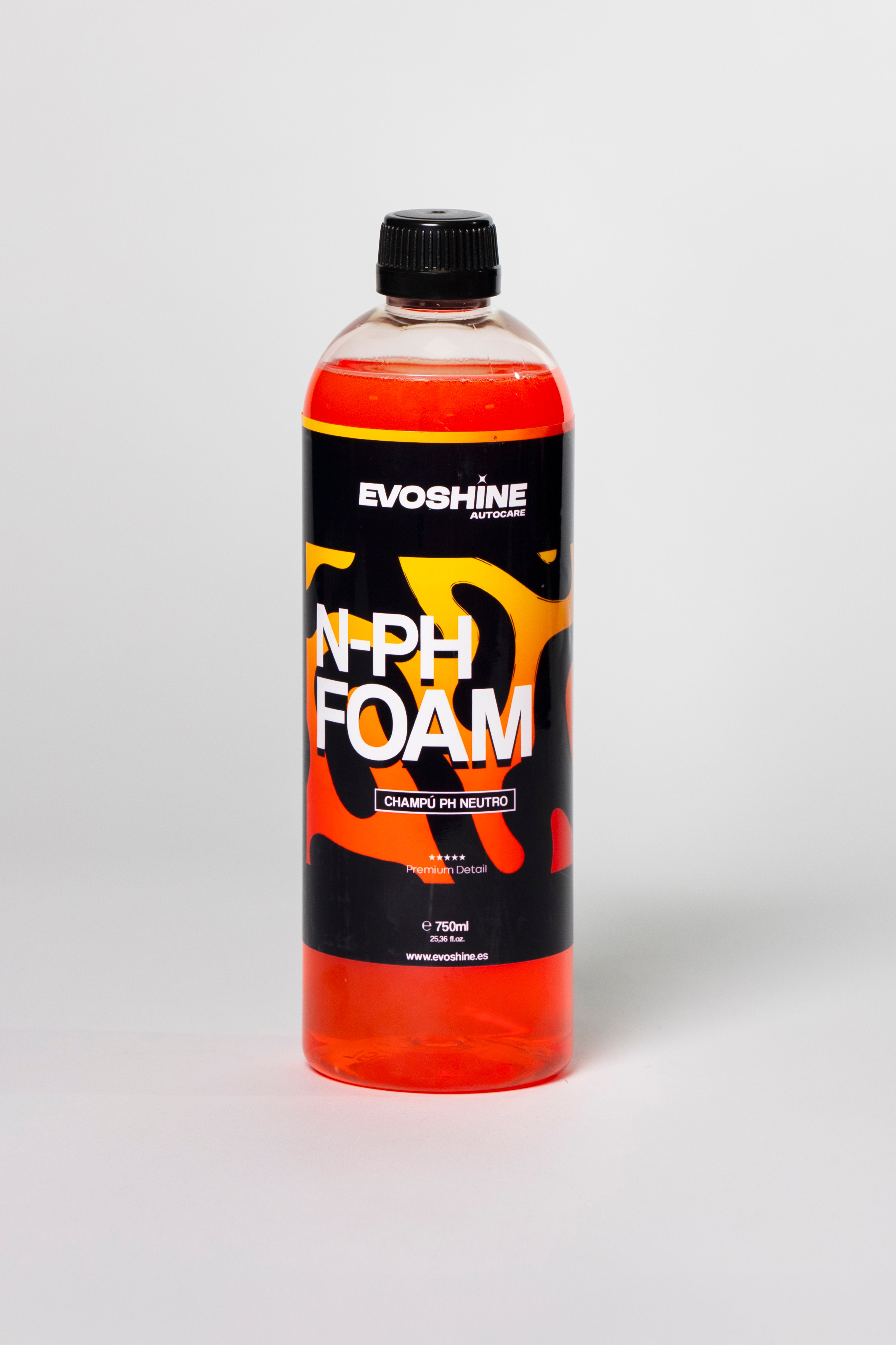 Champu neutro para coche y moto foam evoshine