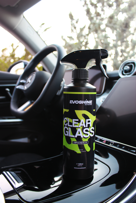 Limpia cristales para coche Clear Glass autosecado antivaho Evoshine