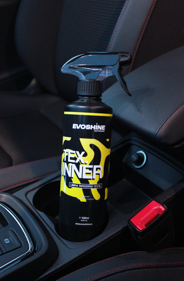 Limpiador tapicerias textil interior para coche elimina olores evoshine