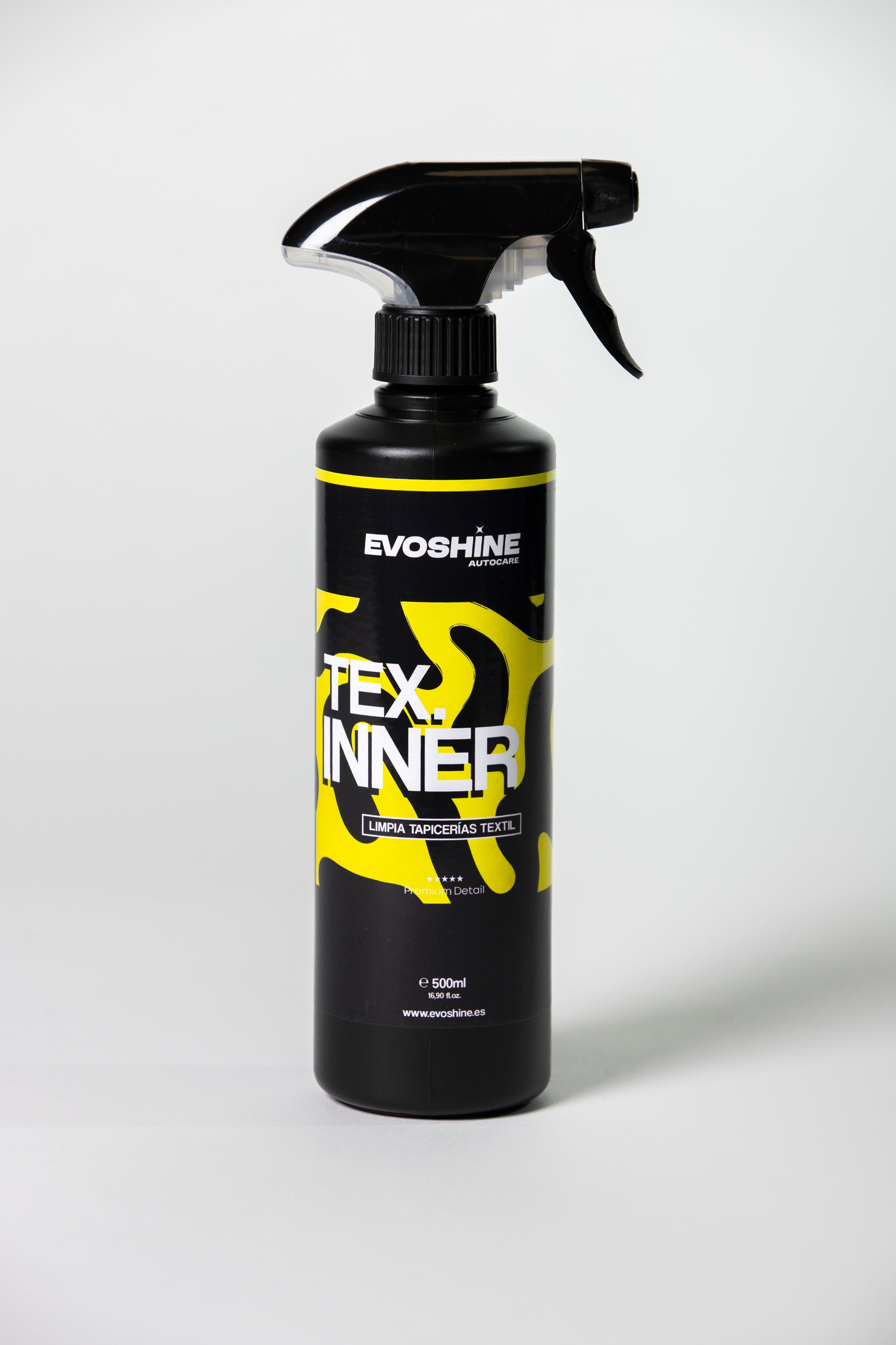Limpiador tapicerias textil interior para coche elimina olores evoshine