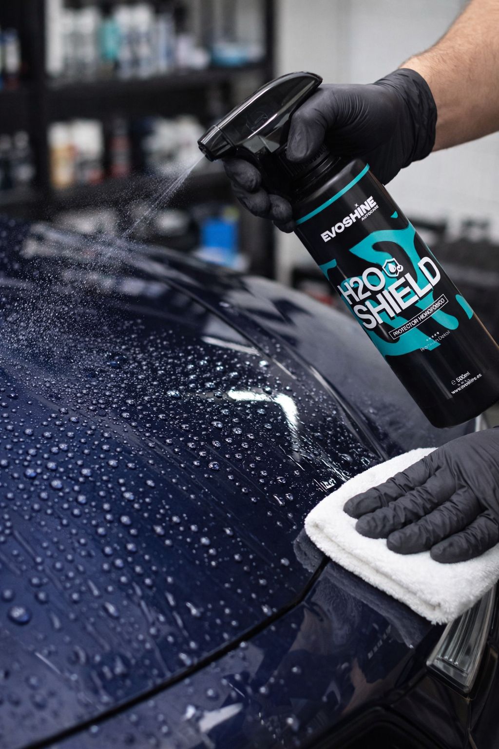 Protector Hidrofóbico H2O SHIELD 500ml - Sin marcas